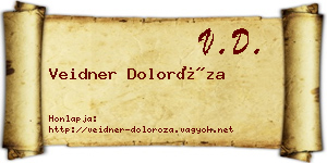 Veidner Doloróza névjegykártya